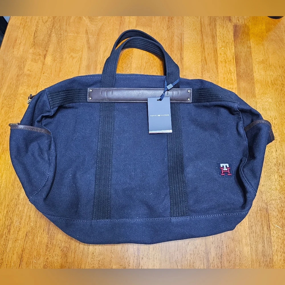 Tommy Hilfiger Modern Canvas Navy Men's Duffle Bag